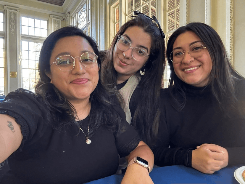 Dr. Medrano with lab team